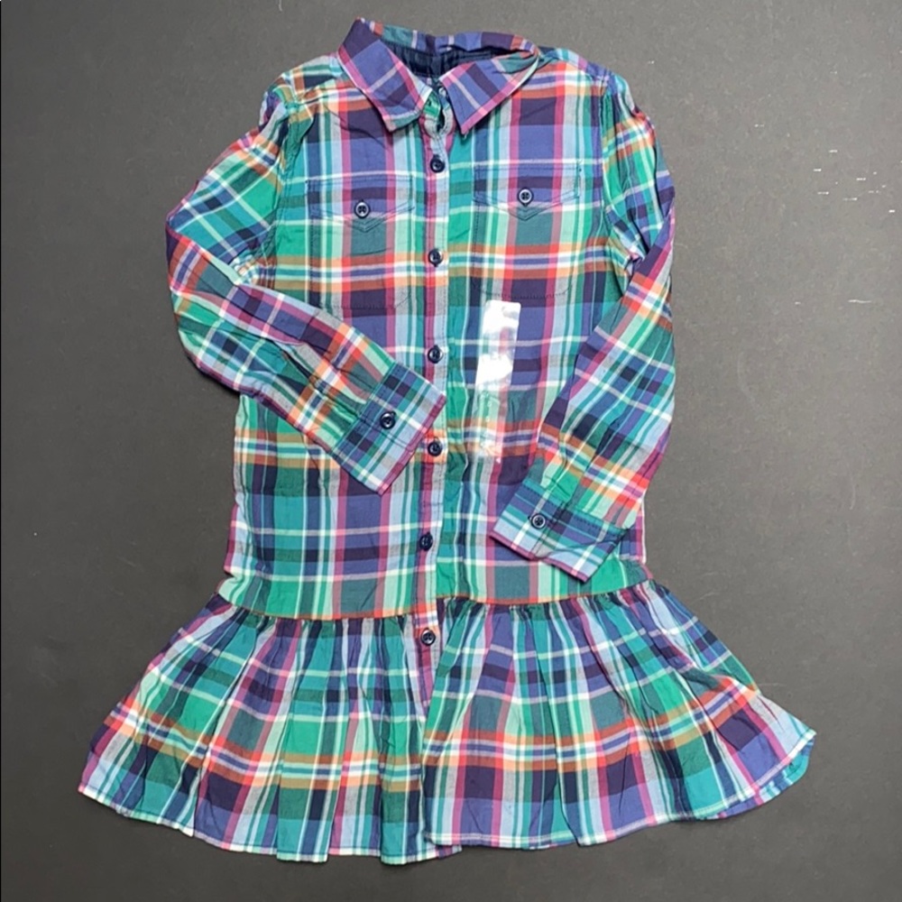NWOT Ralph Lauren Girl’s Plaid Dress